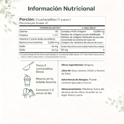 Péptidos Multi Colágeno Premium (Oferta Termina Hoy)
