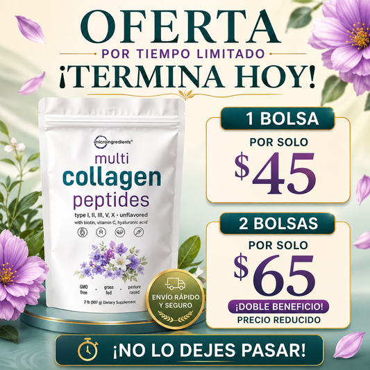 Péptidos Multi Colágeno Premium (Oferta Termina Hoy)