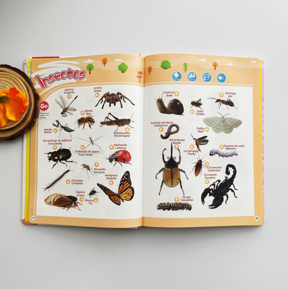 ⭐ Libro Interactivo Educativo +300 Palabras