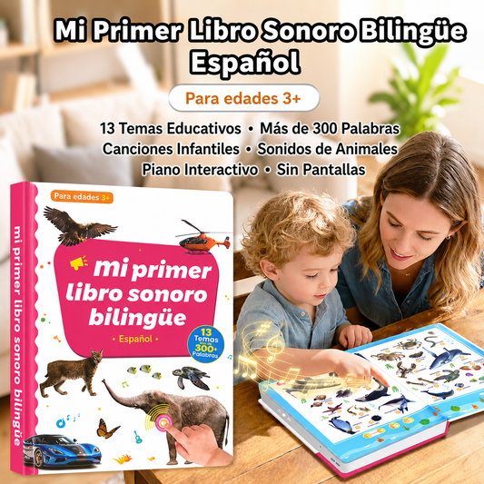 ⭐ Libro Interactivo Educativo +300 Palabras